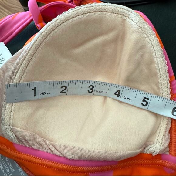 NWT Speedo Floral Bikini Set Orange Size 14 - Picture 8 of 8